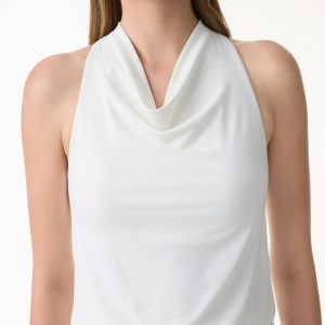 SkinKiss Not-See-Thru Halter Cowl Neck Bra Top - Image 3