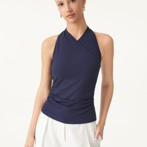 Ultrasoft Surplice Sleeveless Top - Image 4