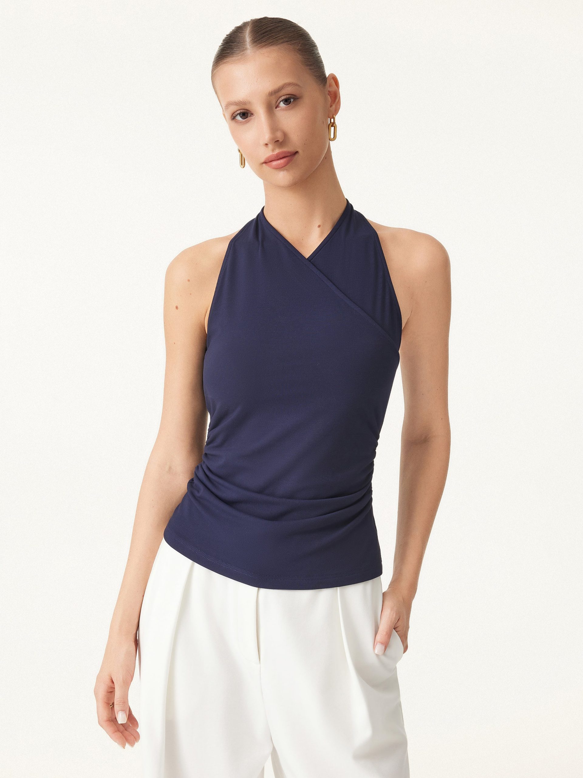 Ultrasoft Surplice Sleeveless Top - Image 4