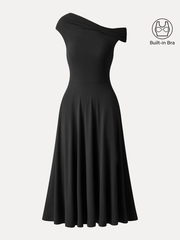 SkinKiss Multi-Wear Midi Bra Dress with Pockets