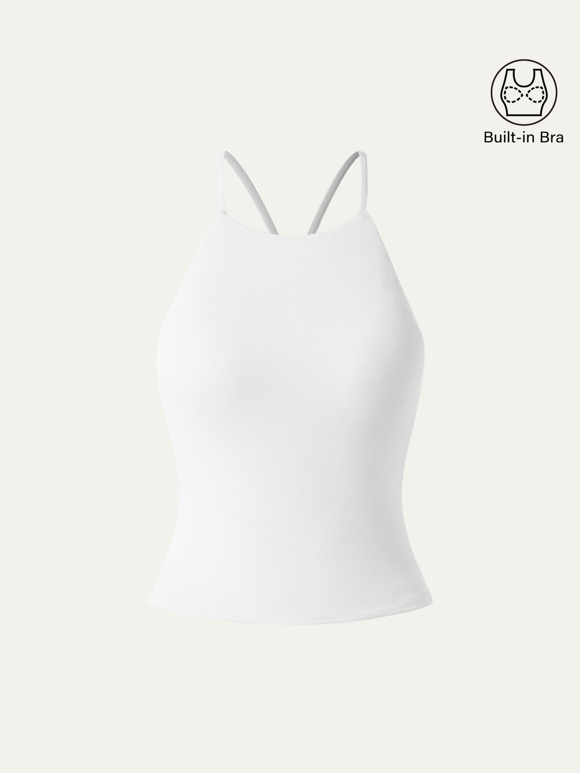 Tie Back Bandless Crop Bra Tank Top - Image 14