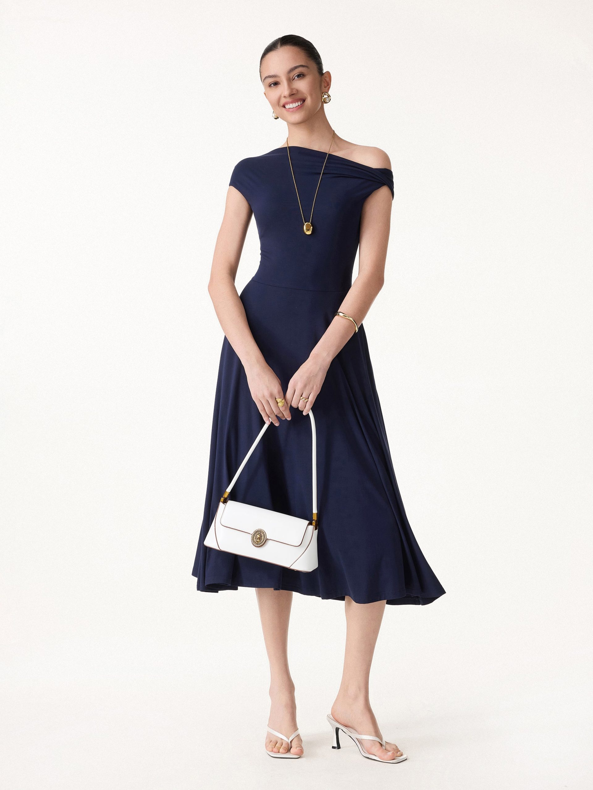 SkinKiss Multi-Wear Midi Bra Dress with Pockets - Image 3