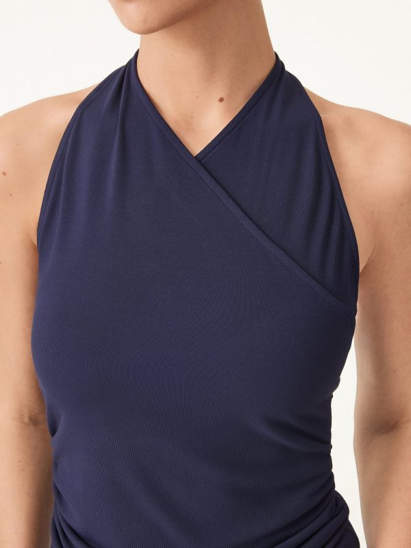 Ultrasoft Surplice Sleeveless Top