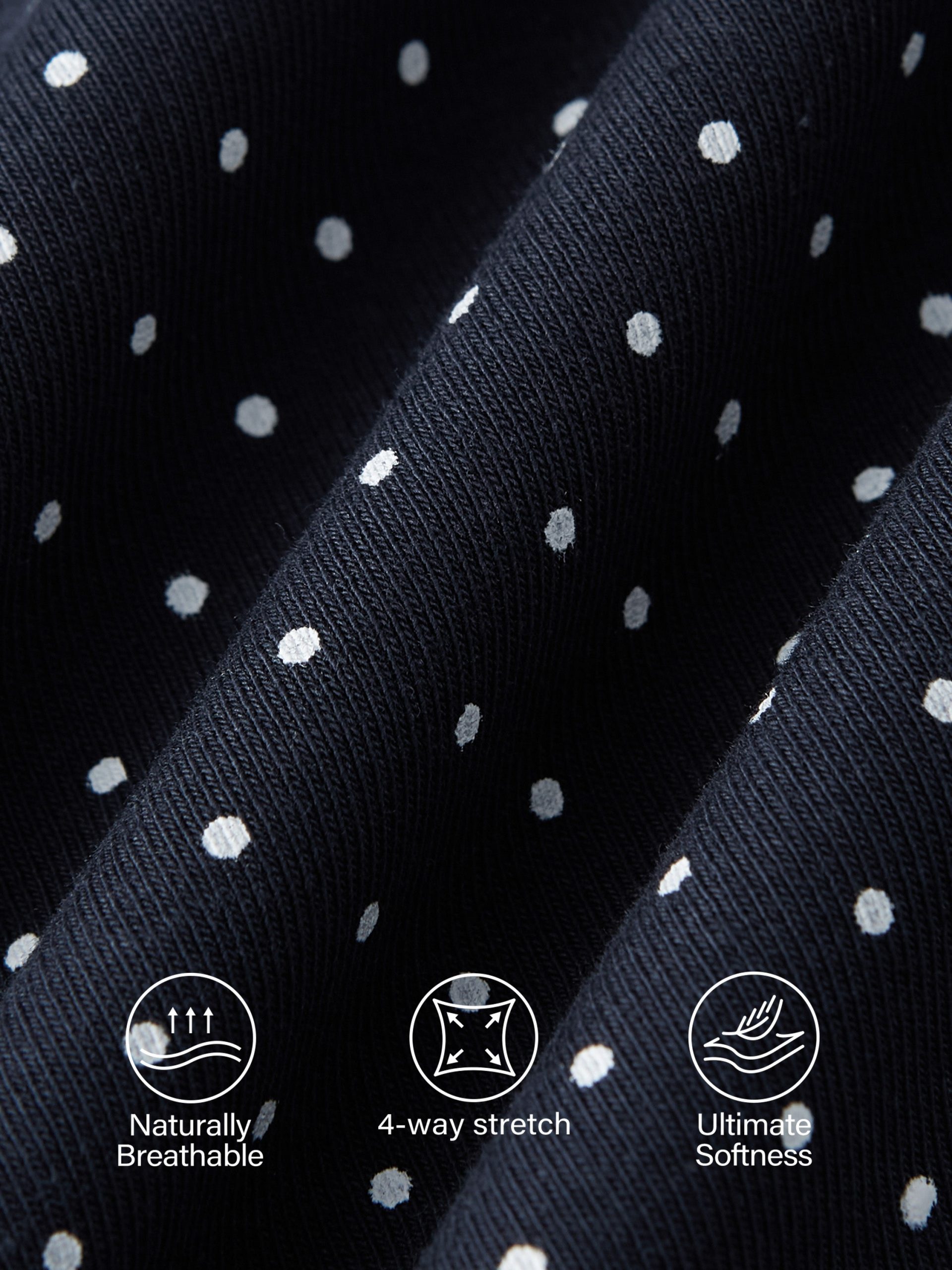 2Pcs Set Boatneck Flutter Sleeves Polka Dot Top & A-Line Flare Skirt Limited Edition - Image 9