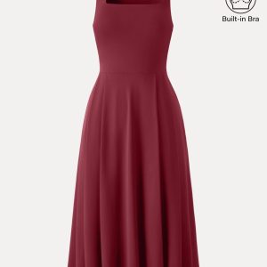 The Anytime Little Black Bra Dress with Pockets - Image 15