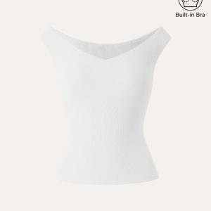 Essential V-neck New Airy Bra Top - Image 10