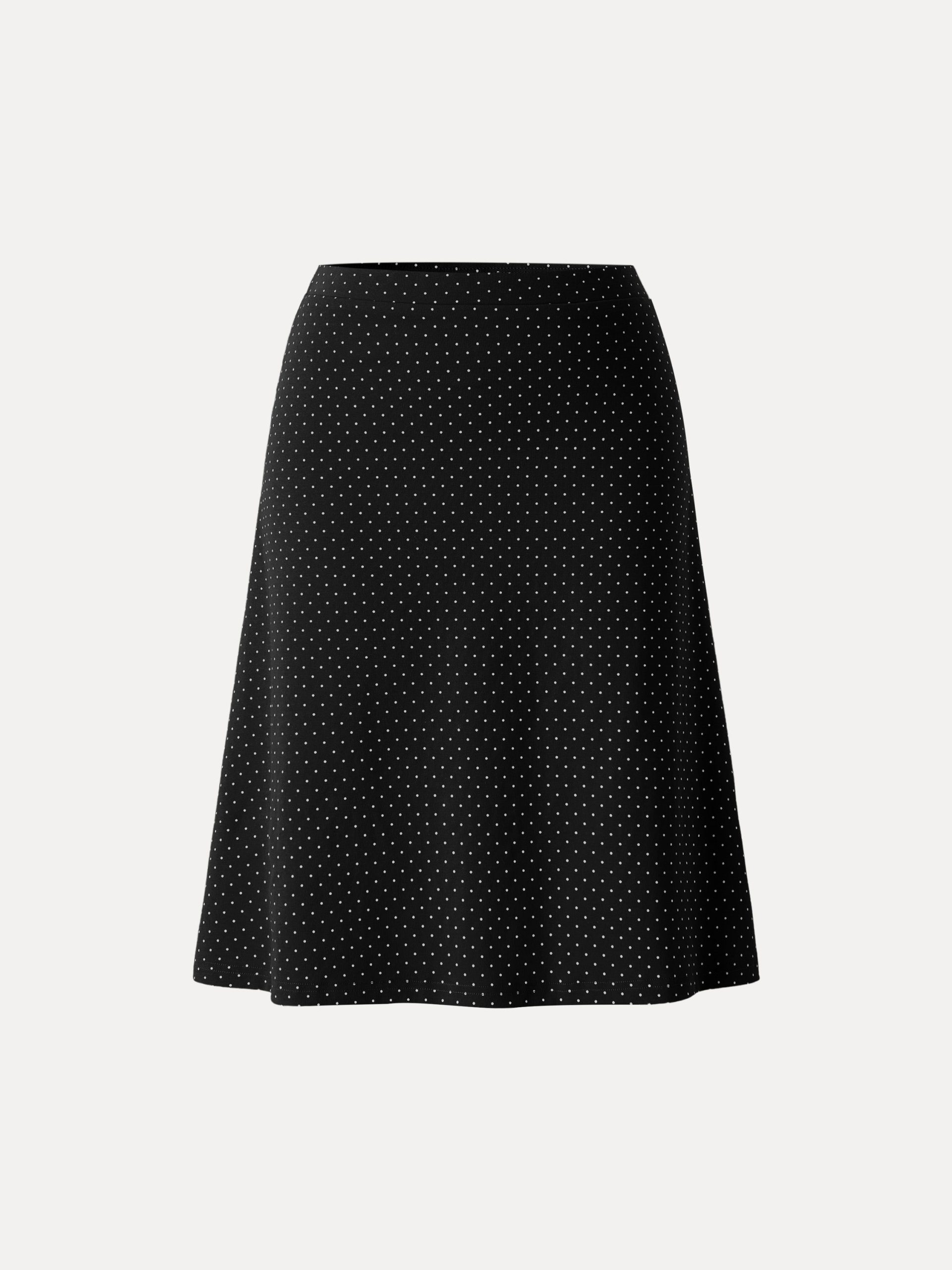 Stretch Cotton Polka Dot A-Line Flare Skirt Limited Edition - Image 18