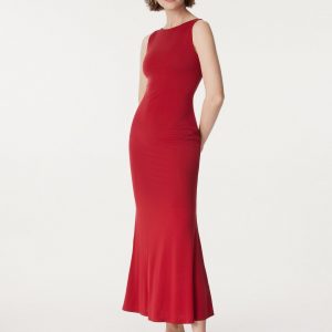 Effortless Boatneck Mermaid Maxi Dress - Image 6