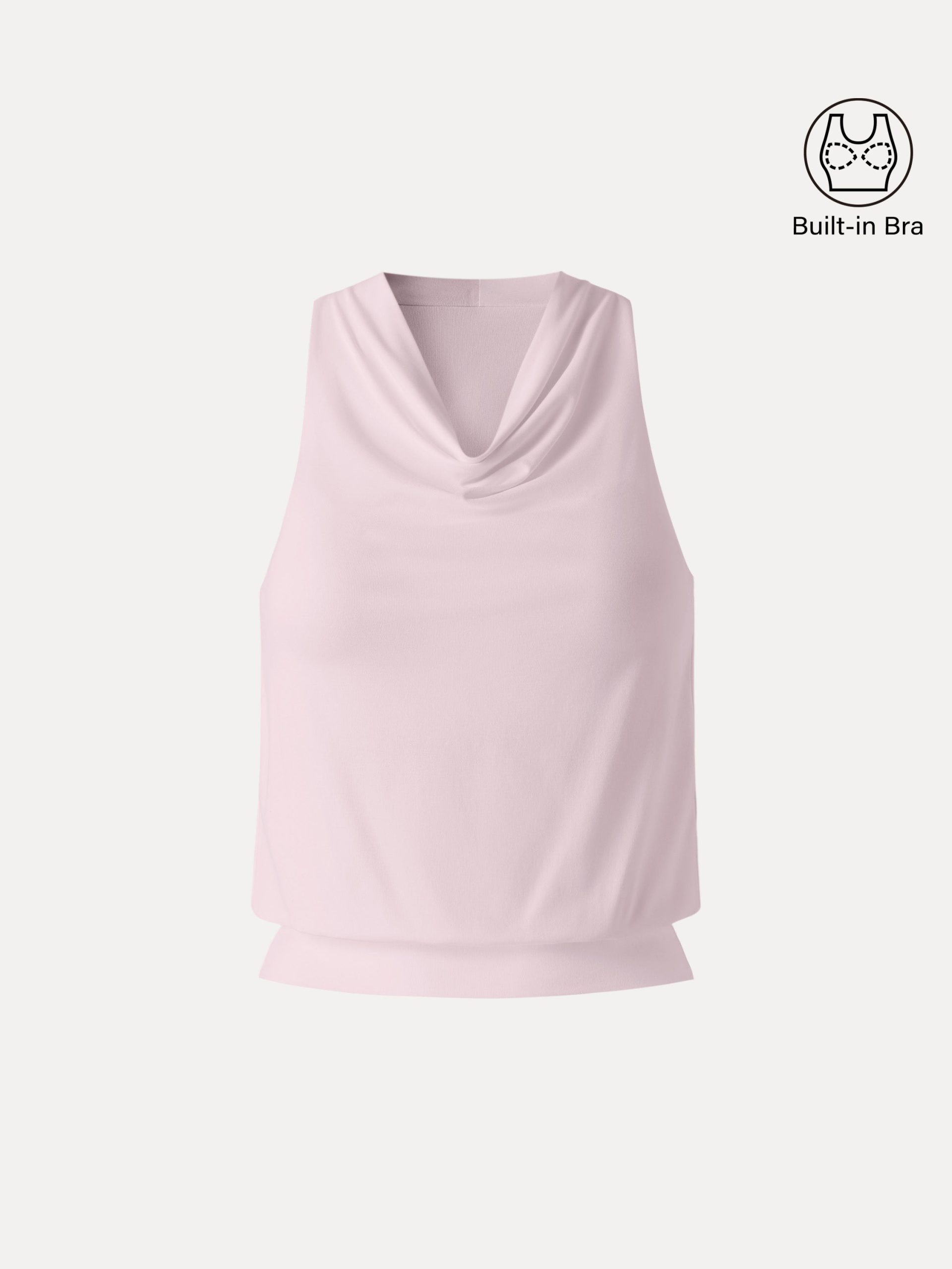 SkinKiss Not-See-Thru Halter Cowl Neck Bra Top - Image 11
