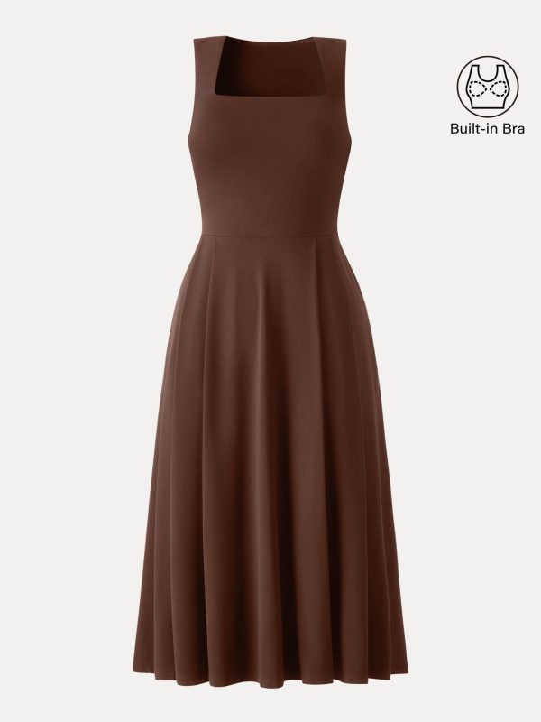 The Anytime Little Black Bra Dress with Pockets