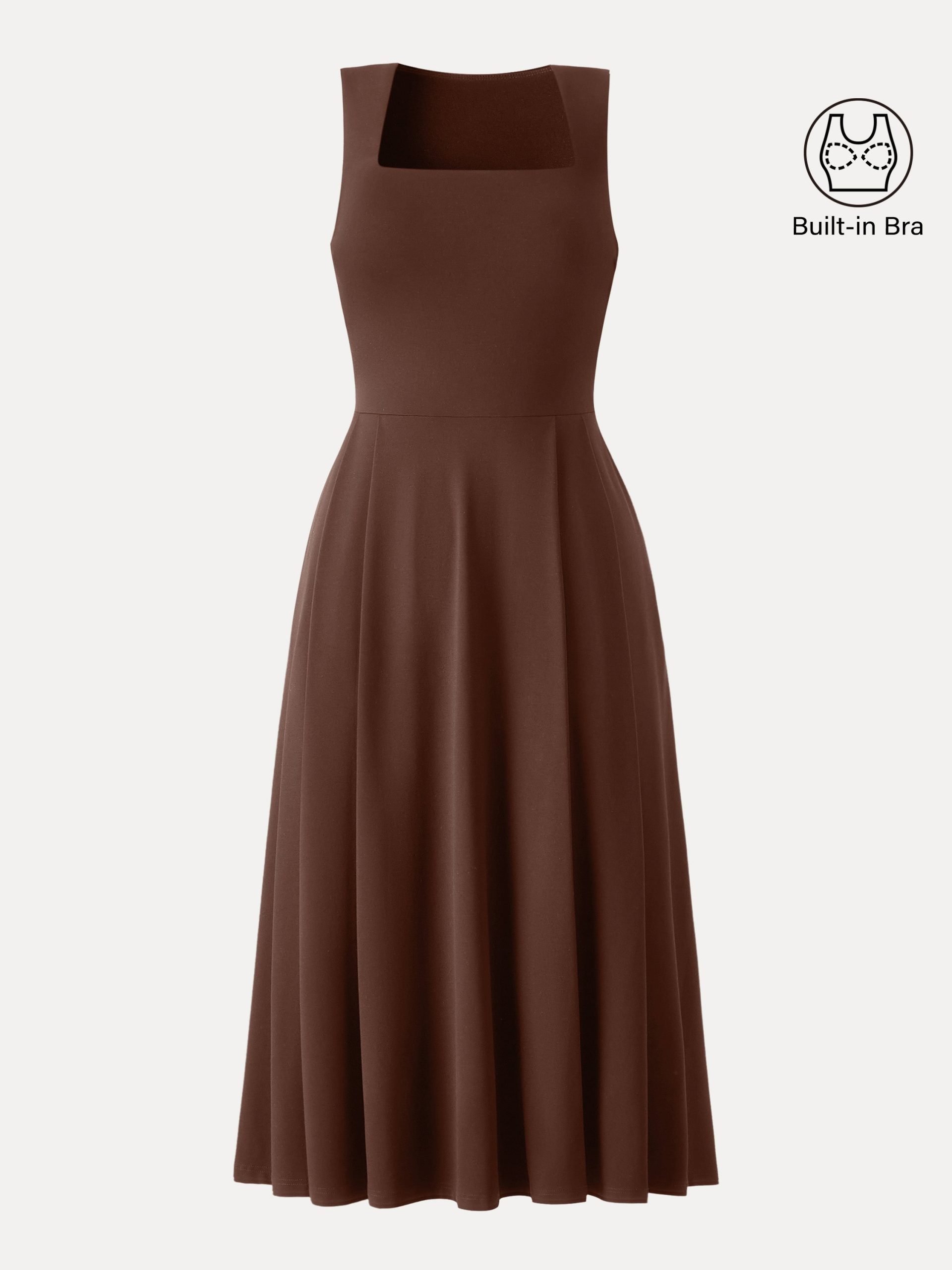 The Anytime Little Black Bra Dress with Pockets - Image 20