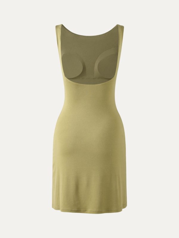 Cooling Open Back Bandless Bra Mini Dress