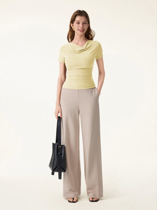SkinKiss Multi-Wear Cowl Neck Cooling Summer Tee