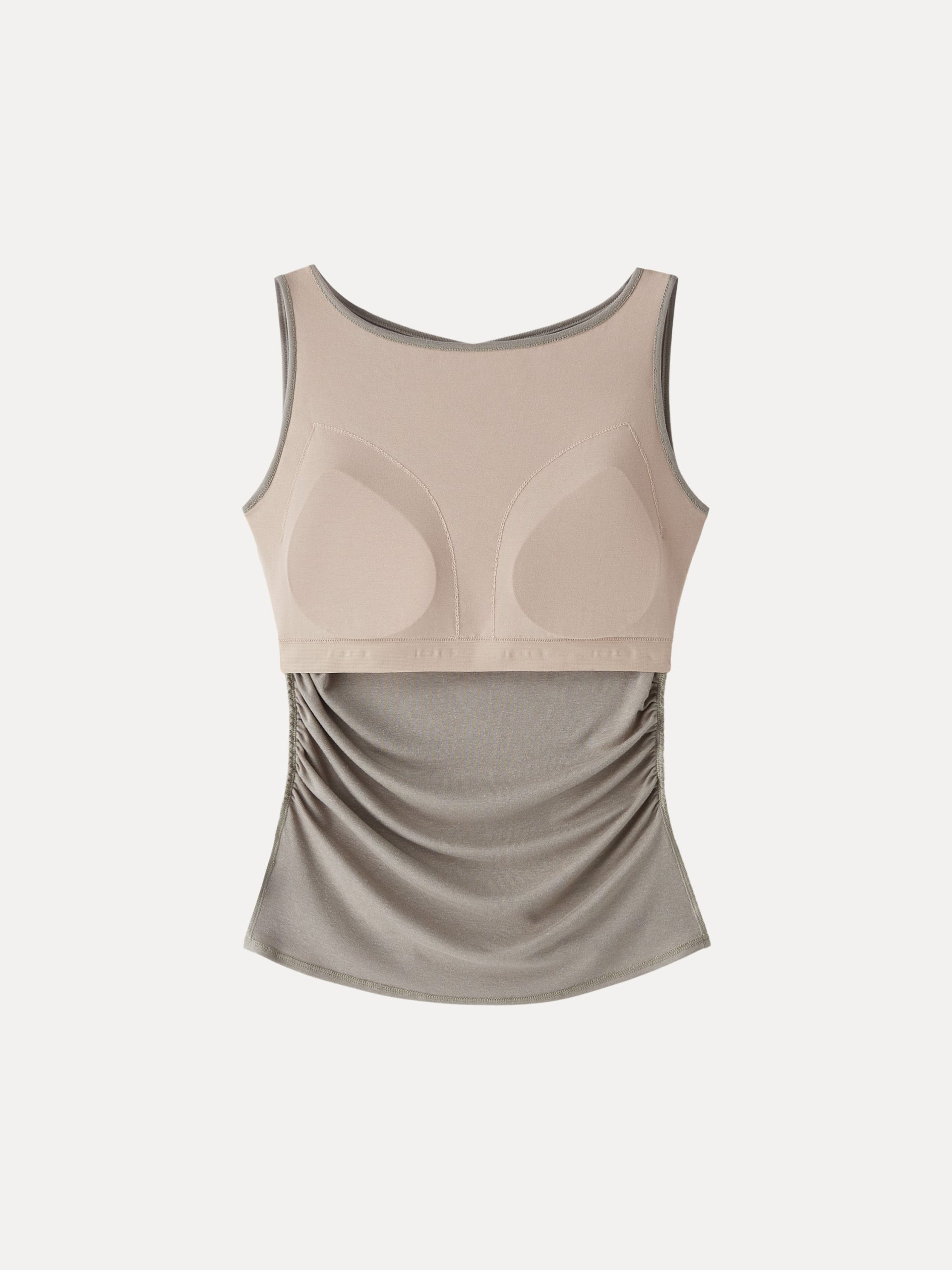 Smooth Boatneck Ruched Bra Top - Image 11