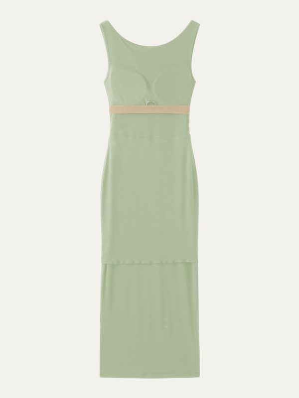 Open-Back Tank Bra Dress