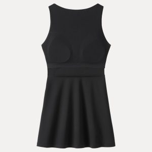 Classy Boatneck Fit-and-Flare Mini Bra Dress - Image 10