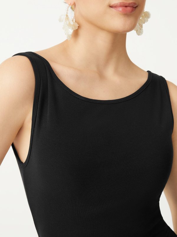 Open-Back Tank Bra Dress