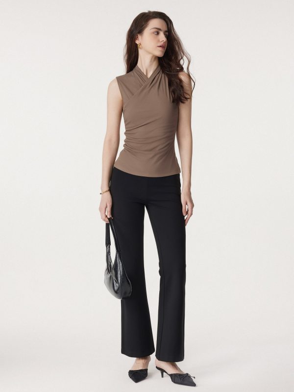 Effortless Surplice Second-skin Tank