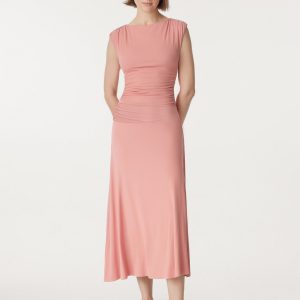 Breezy Cooling Side Ruched Maxi Dress - Image 4
