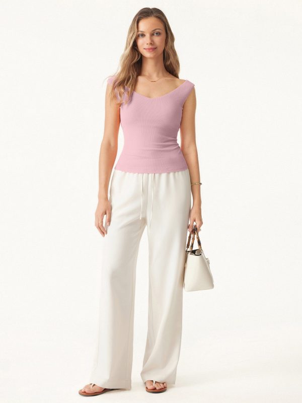 Essential V-neck New Airy Bra Top