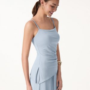 Spaghetti Bra Top with Side Slit - Image 12