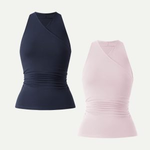 Ultrasoft Surplice Sleeveless Top - Image 21