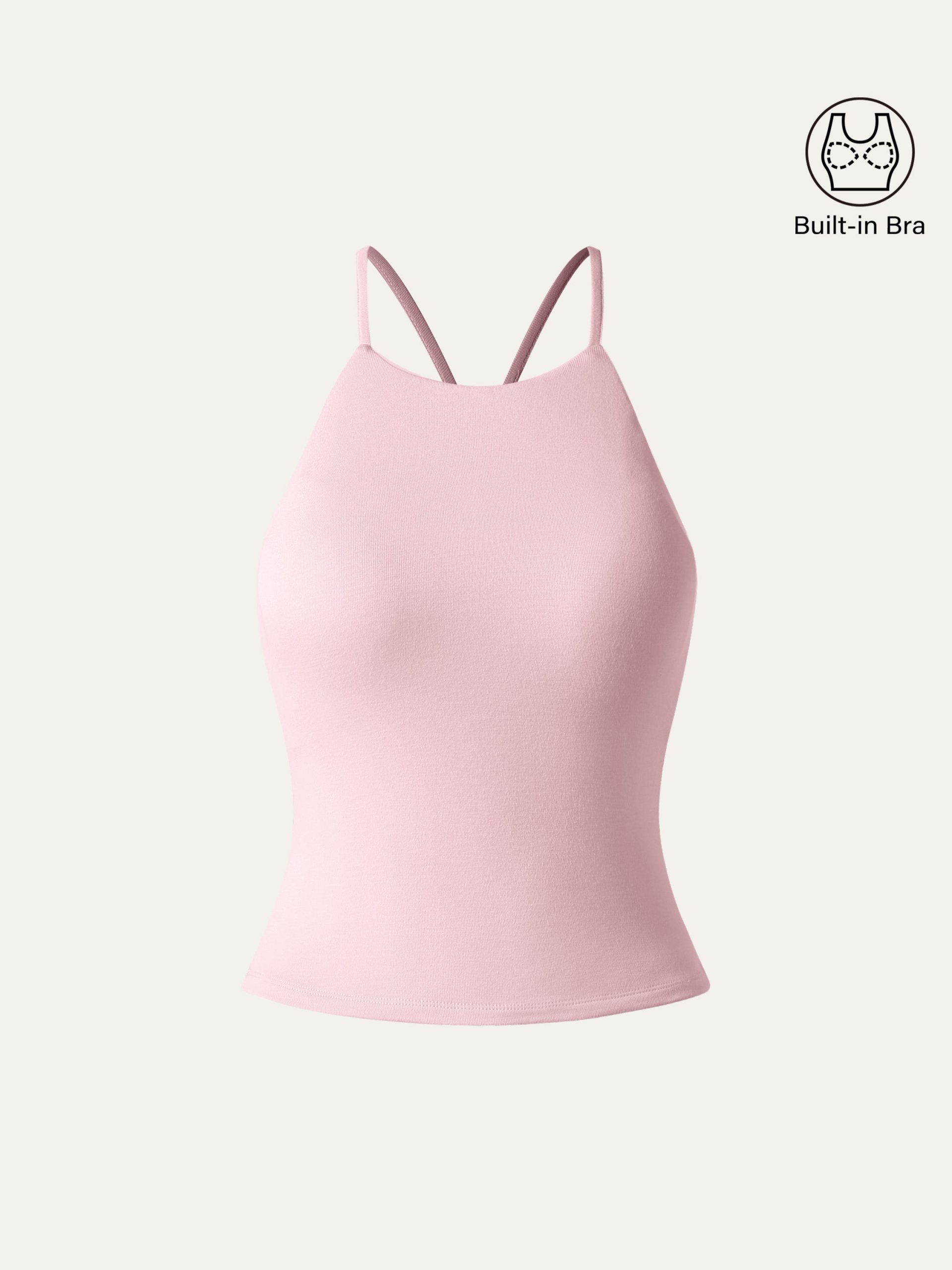 Tie Back Bandless Crop Bra Tank Top - Image 19