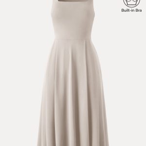 The Anytime Little Black Bra Dress with Pockets - Image 16
