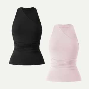 Ultrasoft Surplice Sleeveless Top - Image 22
