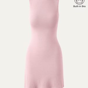 Cooling Open Back Bandless Bra Mini Dress - Image 16