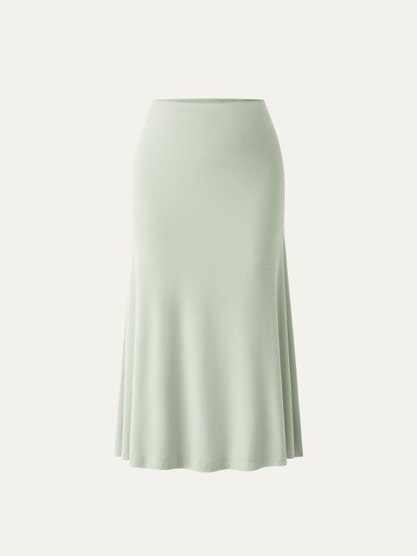 Breezy Pull-on Mermaid Midi Skirt