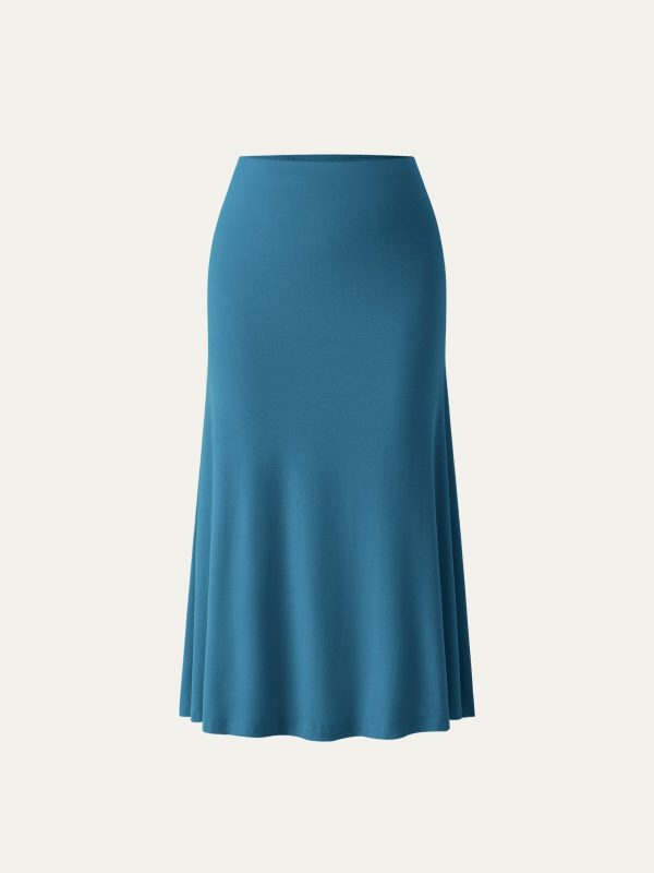 Breezy Pull-on Mermaid Midi Skirt