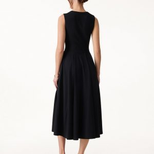 The Anytime Little Black Bra Dress with Pockets - Image 10