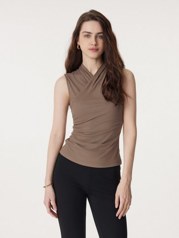 Effortless Surplice Second-skin Tank