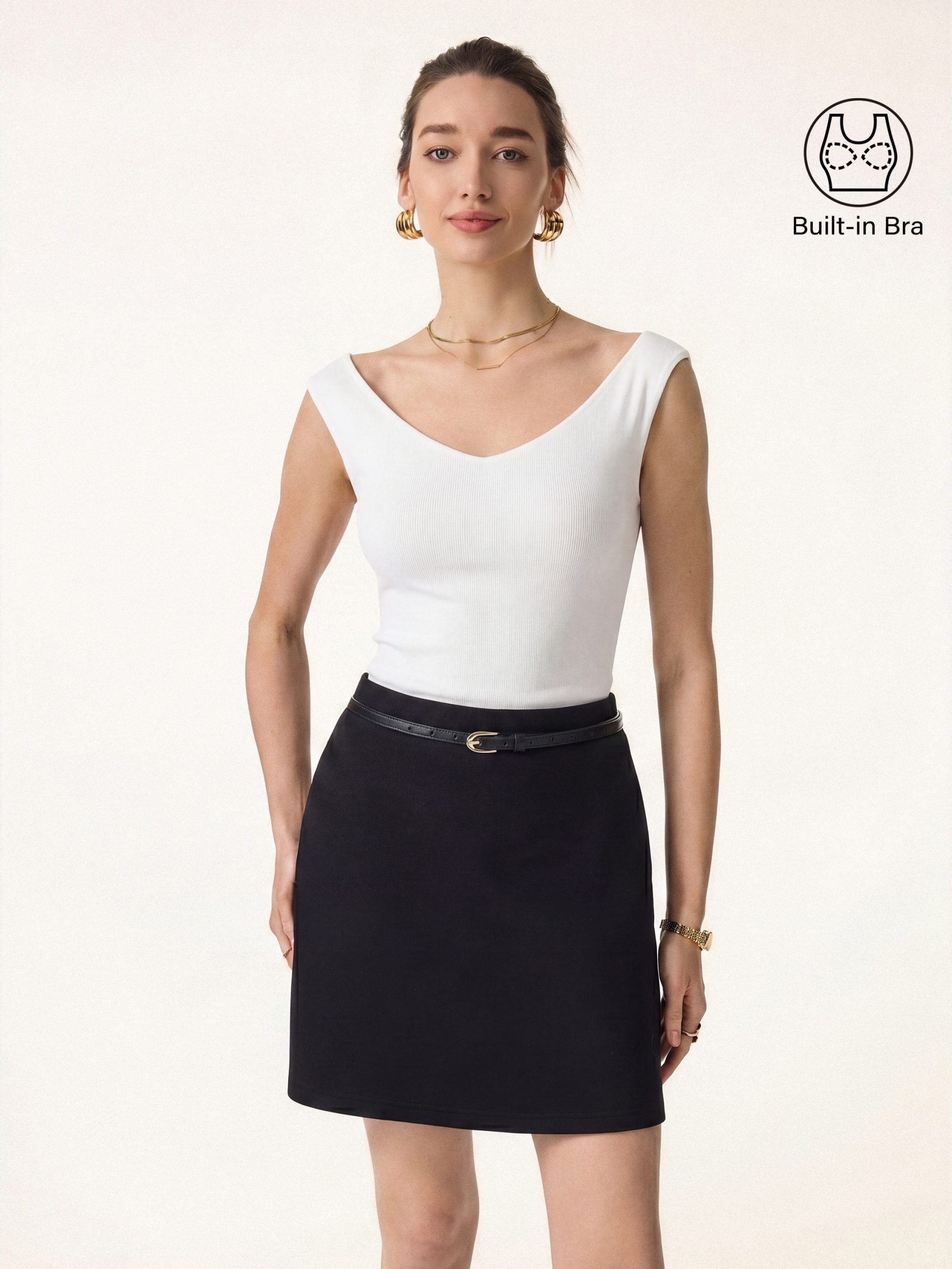 Essential V-neck New Airy Bra Top - Image 9