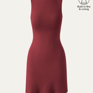 Cooling Open Back Bandless Bra Mini Dress - Image 11