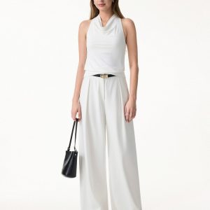 SkinKiss Not-See-Thru Halter Cowl Neck Bra Top - Image 2