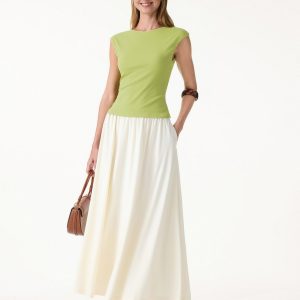 Sweat-Wicking Boatneck Open Back Bra Top - Image 5