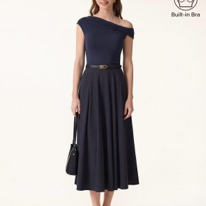 2Pcs Set Multi-wear Bra Top & Volume Skirt with Pockets - Image 1