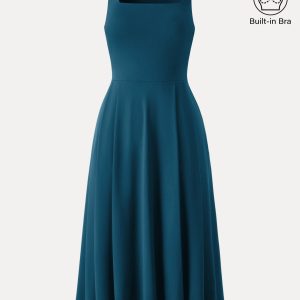 The Anytime Little Black Bra Dress with Pockets - Image 19