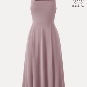 The Anytime Little Black Bra Dress with Pockets - Image 17