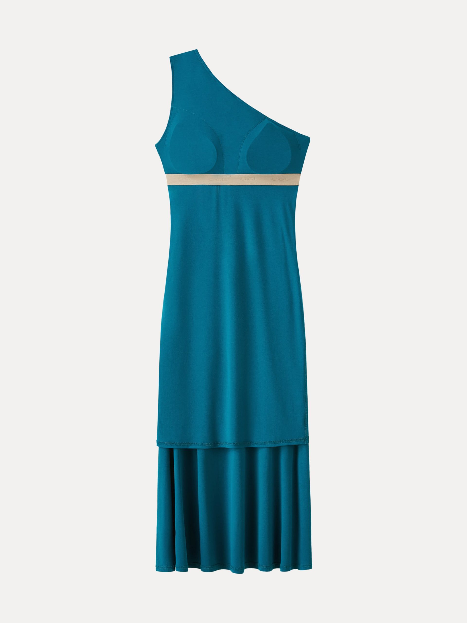 SkinKiss Ruched One Shoulder Maxi Bra Dress - Image 8
