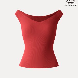 Essential V-neck New Airy Bra Top - Image 8