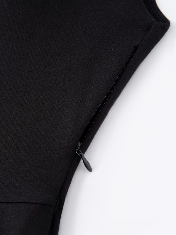 The Anytime Little Black Bra Dress with Pockets