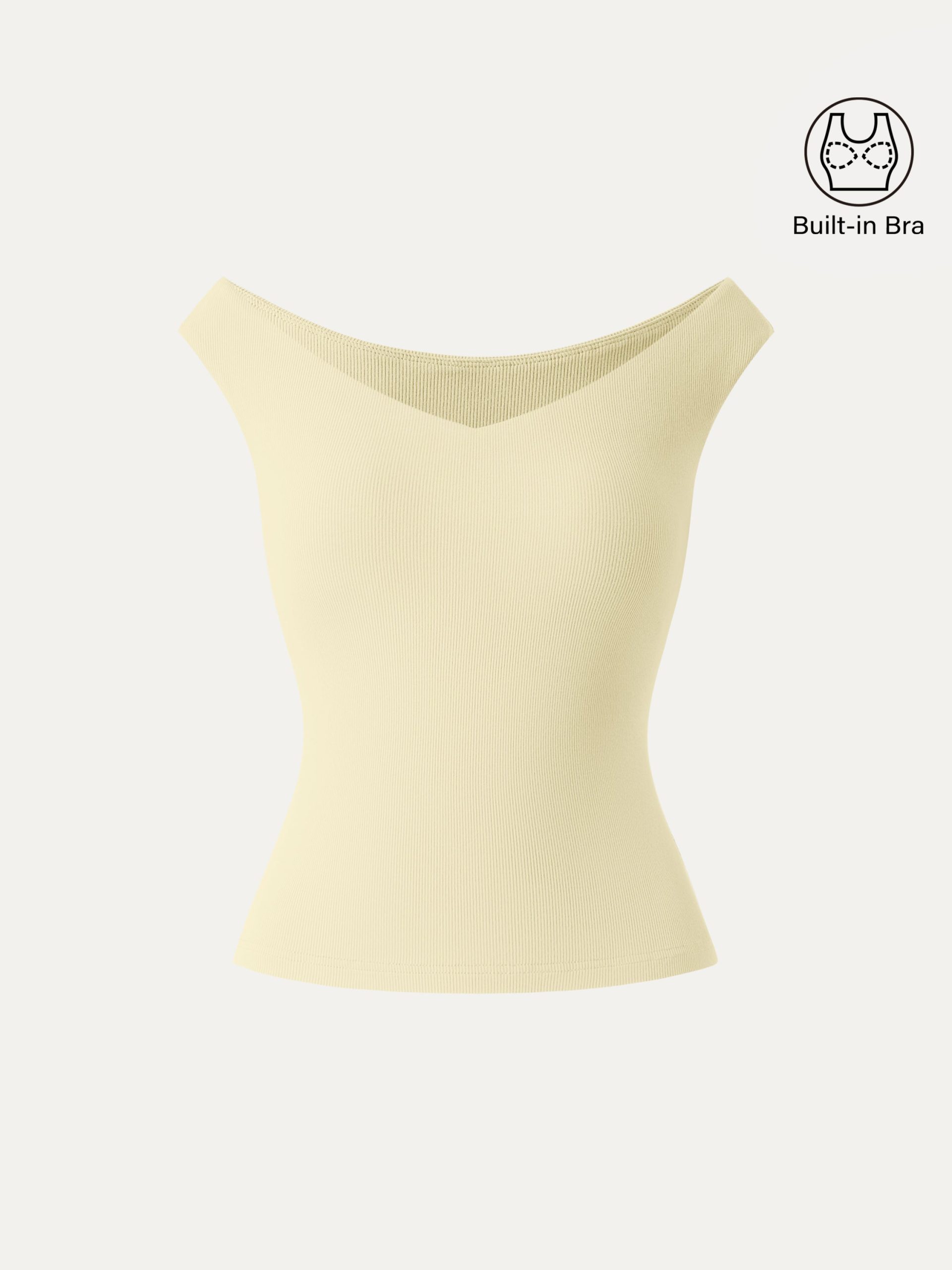 Essential V-neck New Airy Bra Top - Image 5