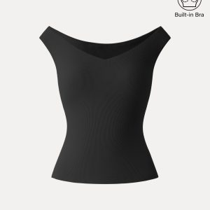 Essential V-neck New Airy Bra Top - Image 20