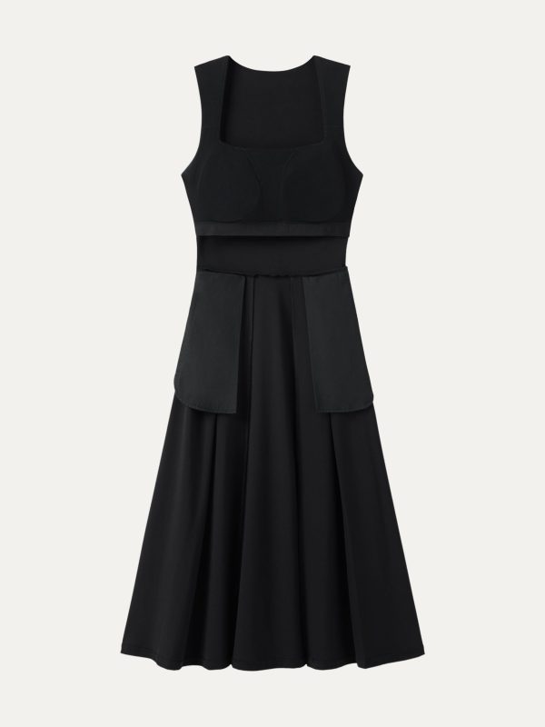 The Anytime Little Black Bra Dress with Pockets