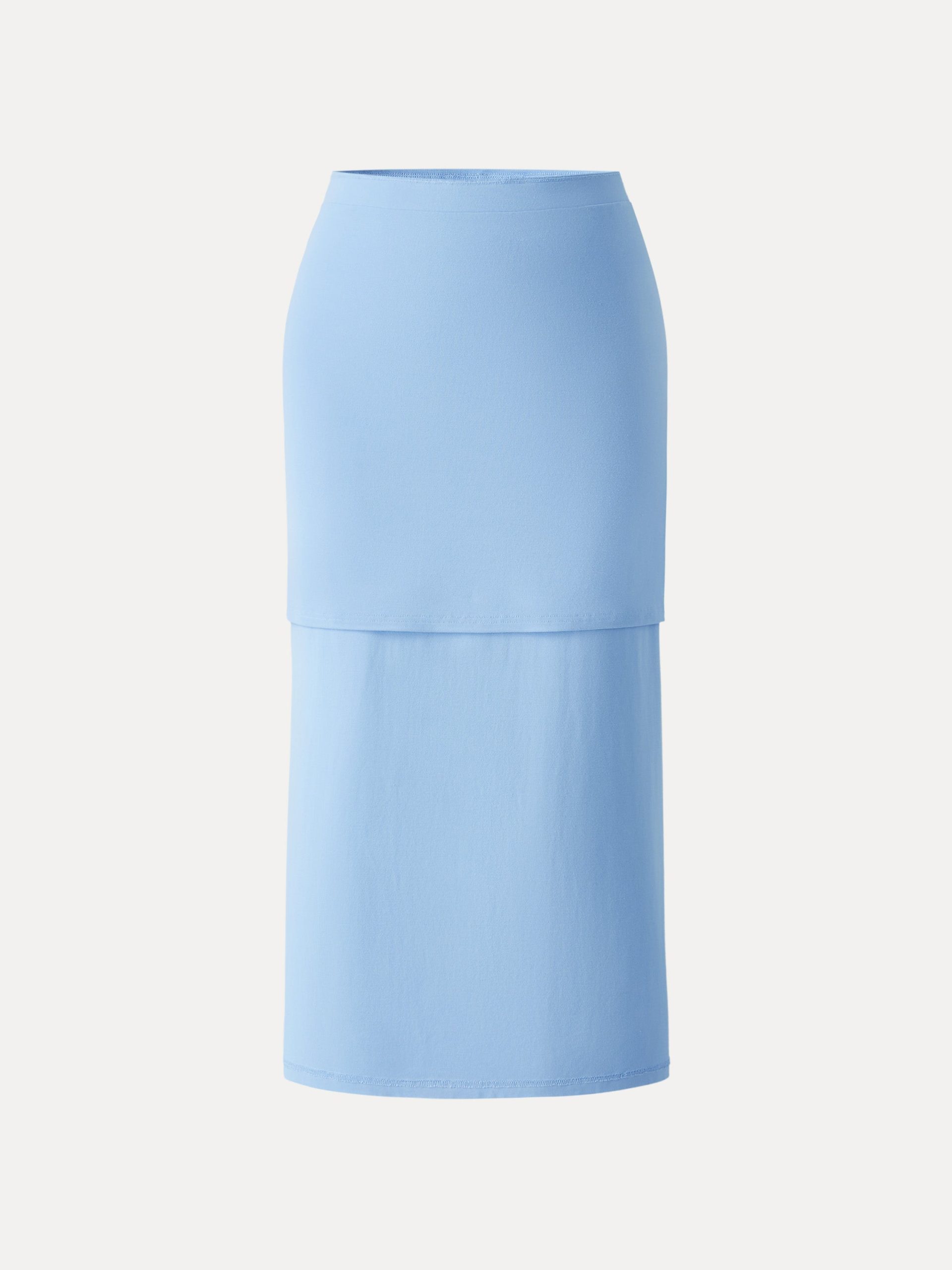 SkinKiss Cooling Fold-Down Waistband Midi Column Skirt - Image 7