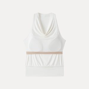 SkinKiss Not-See-Thru Halter Cowl Neck Bra Top - Image 7