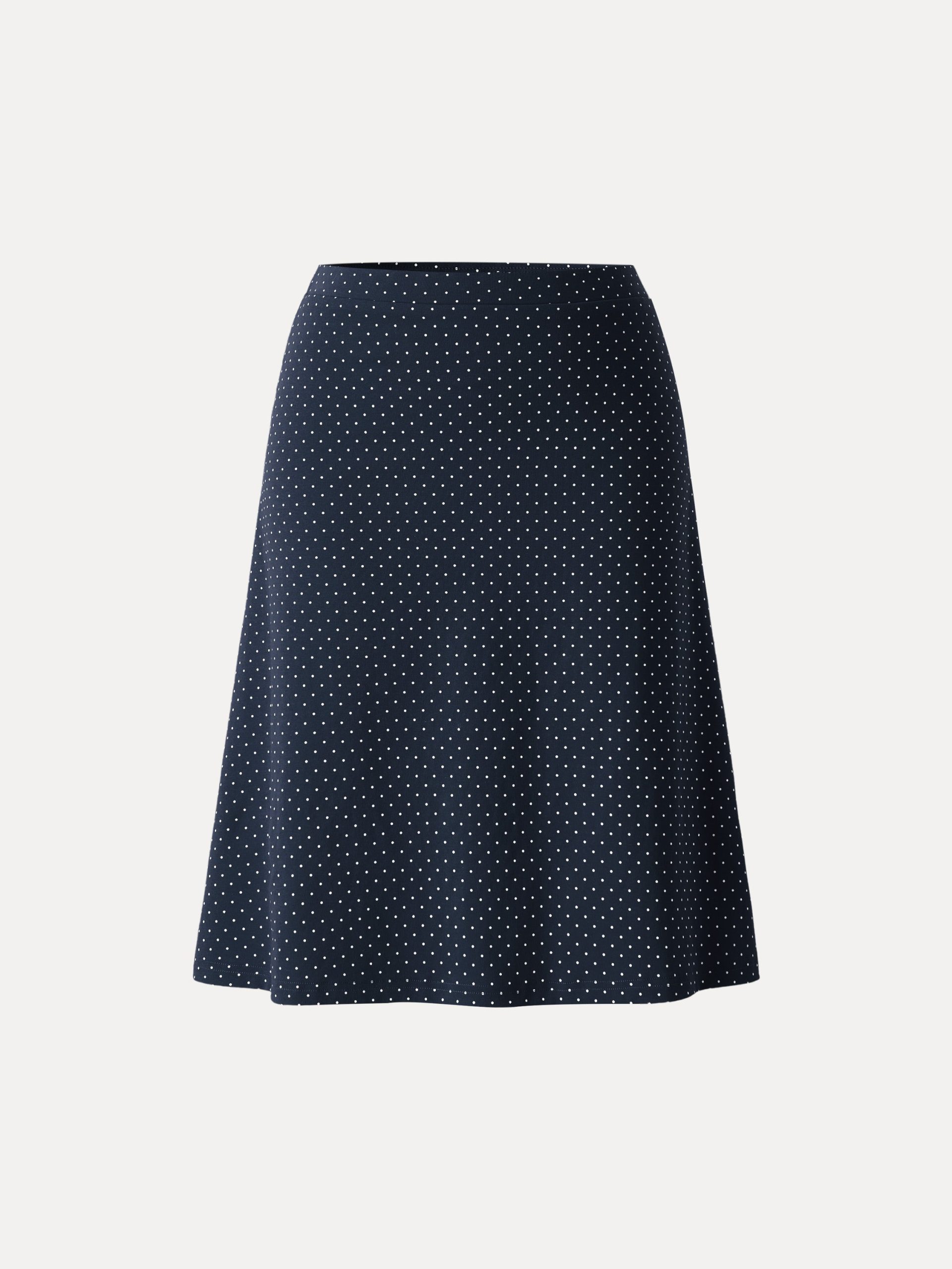 Stretch Cotton Polka Dot A-Line Flare Skirt Limited Edition - Image 17